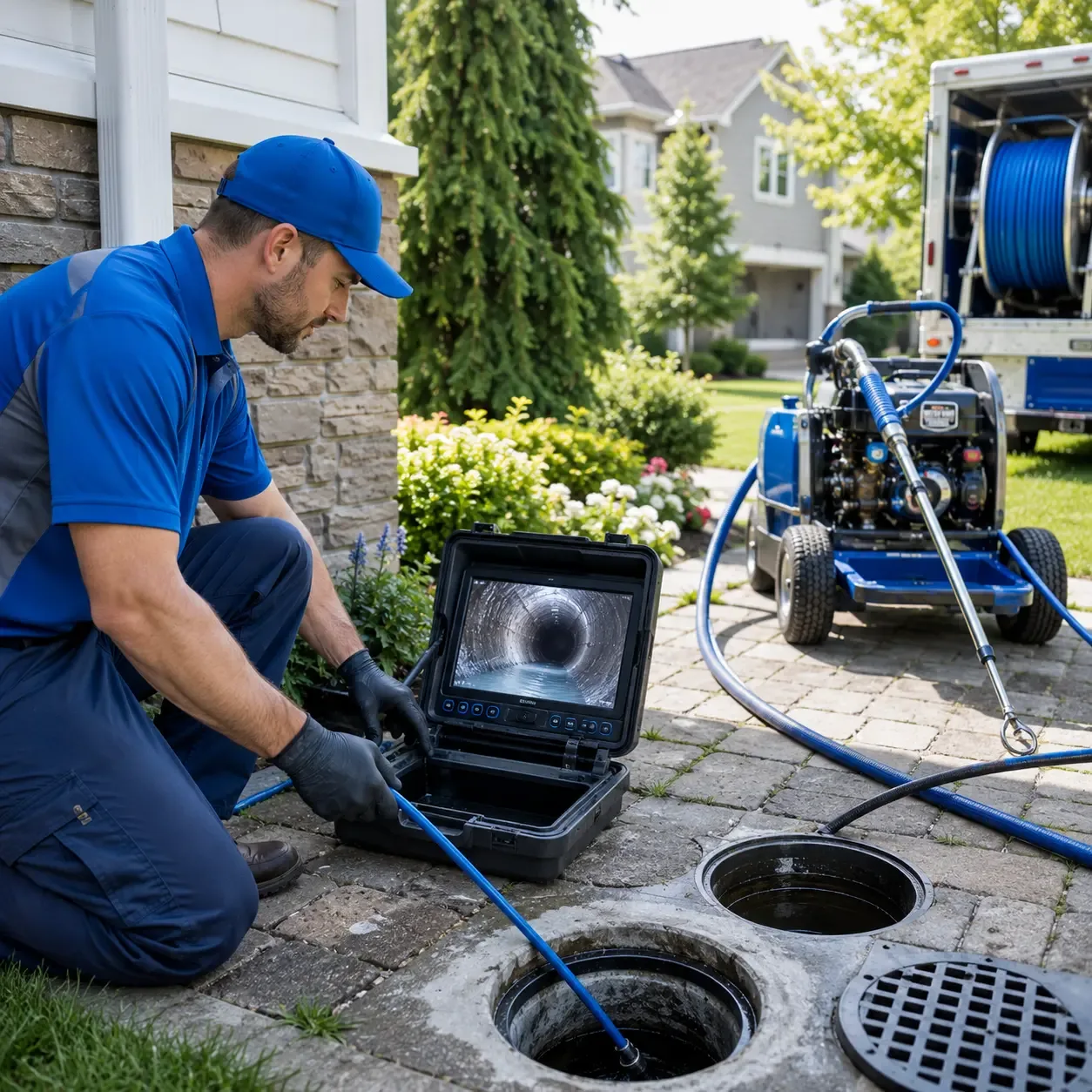 Outdoor drain cleaning professionals serving Mosinee, WI